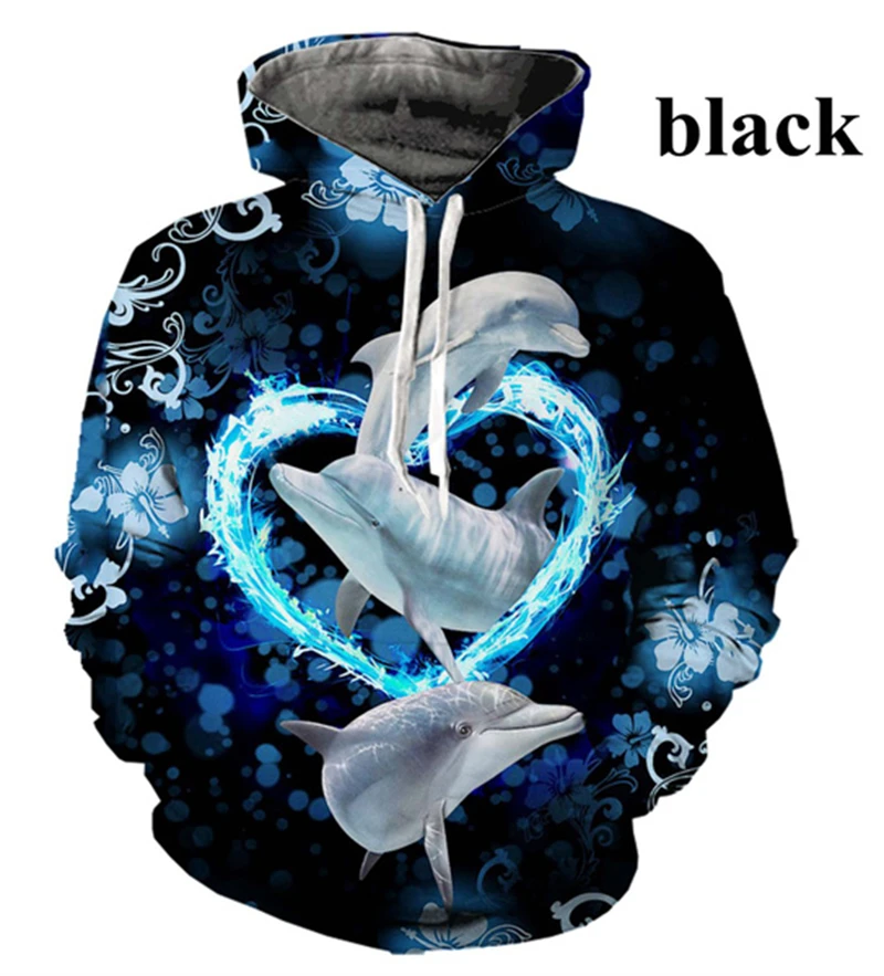 

Kawaii Animal Dolphin 3d Print Pullover Hoodies Men Women Harajuku Y2k Graphic Hoodie Kids Oversize Funny Sweatshirts Tracksui