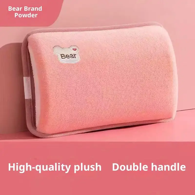 Rechargeable Hot Water Bottle Cute Electric Hand Warmer Reusable Hot Compress Bag Heating Pad Hand Pocket Warmer