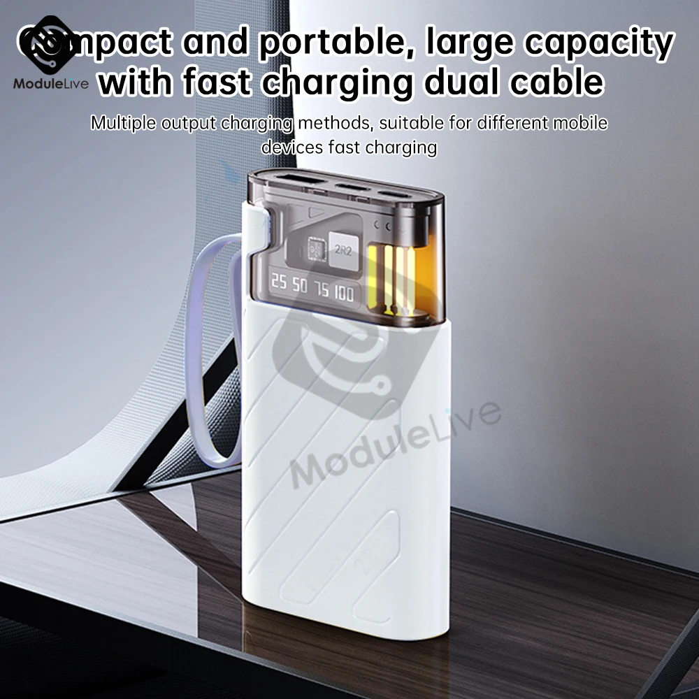 

3 Section18650 DIY Power Bank Box No Soldering PD Multi-protocol Fast Charging 18650 USB Power Bank Box Excluding Battery