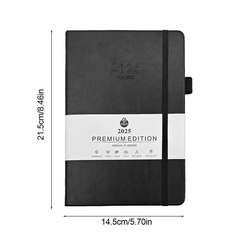 Event Planner Notebook English Planner Notepad 2025 Multipurpose Note Book A5 Event Planner Notepad For Work Schedule