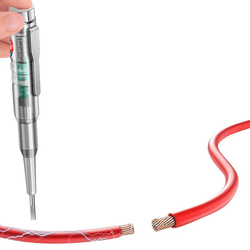 

24-250V Intelligent Voltage Tester Pen AC Non-contact Induction Test Pencil Volt Power Detector Electrical Screwdriver Indicator
