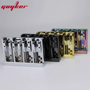 4 מחרוזת גבוהה המוני בציר במכונה מתכוונן בס גשר כרום/שחור/זהב