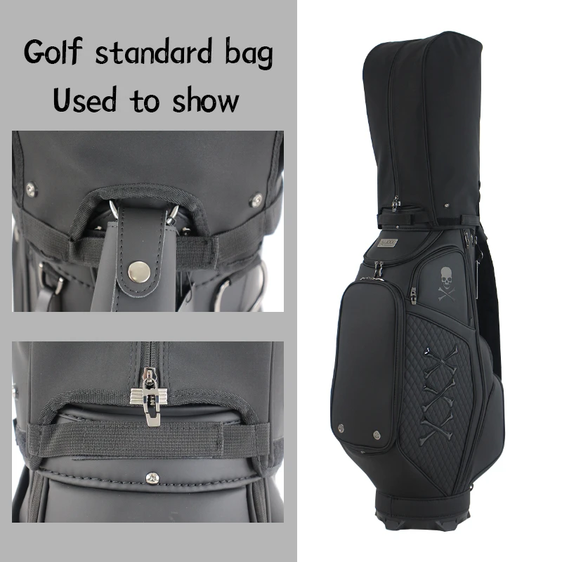 Golf-Zubehör, Staubschutz für Golftaschen, Golftaschenkappe, PU-Leder-Material – Detail 4
