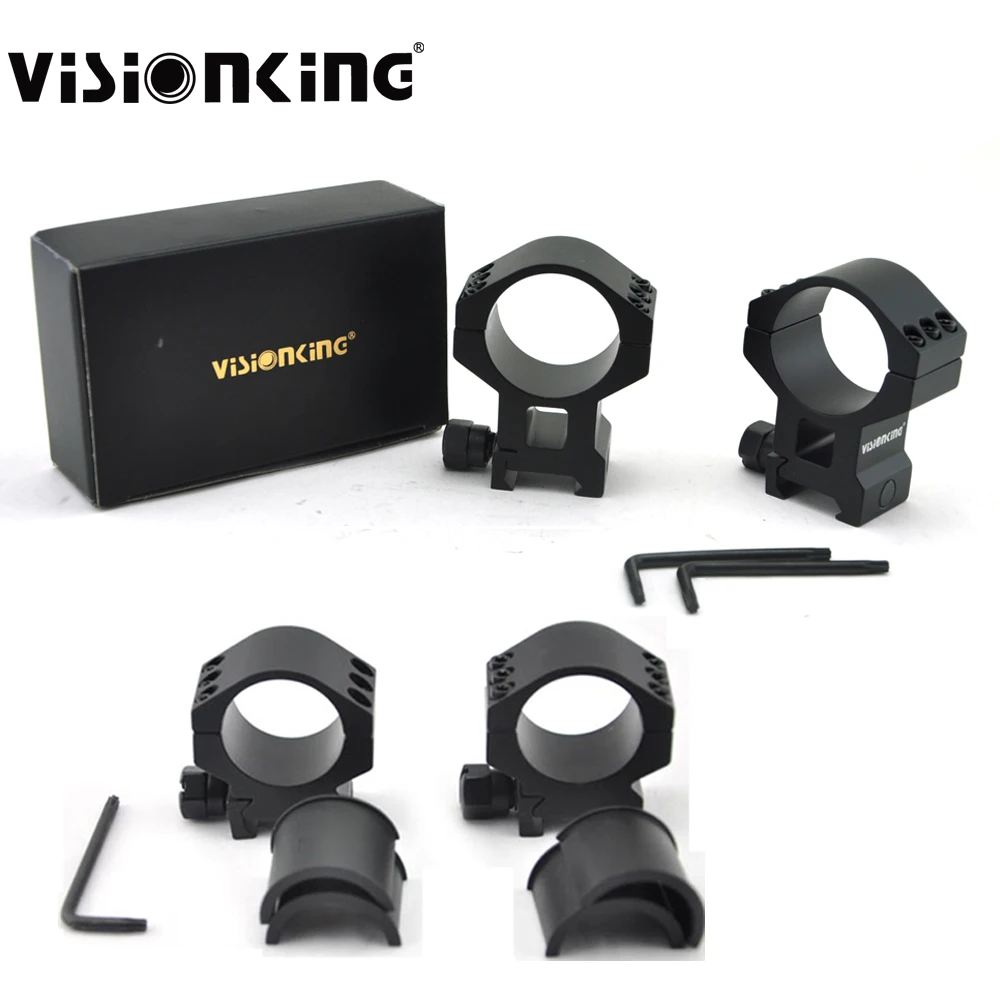 Visionking 25.4mm 30mm 35mm Aluminum Rifle Scope Picatinny Mount Ring For .223 .308 .50 Cal Hunting 11mm 21mm Dovetail Mount
