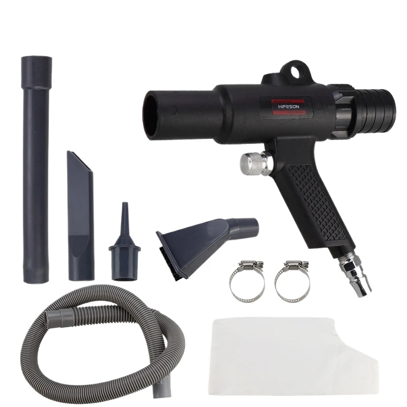Pneumatic Blowing And Sucking Two-in-one Blower Dust Blower Air Gun With Multiple Nozzles Blowing And Sucking Gun Set