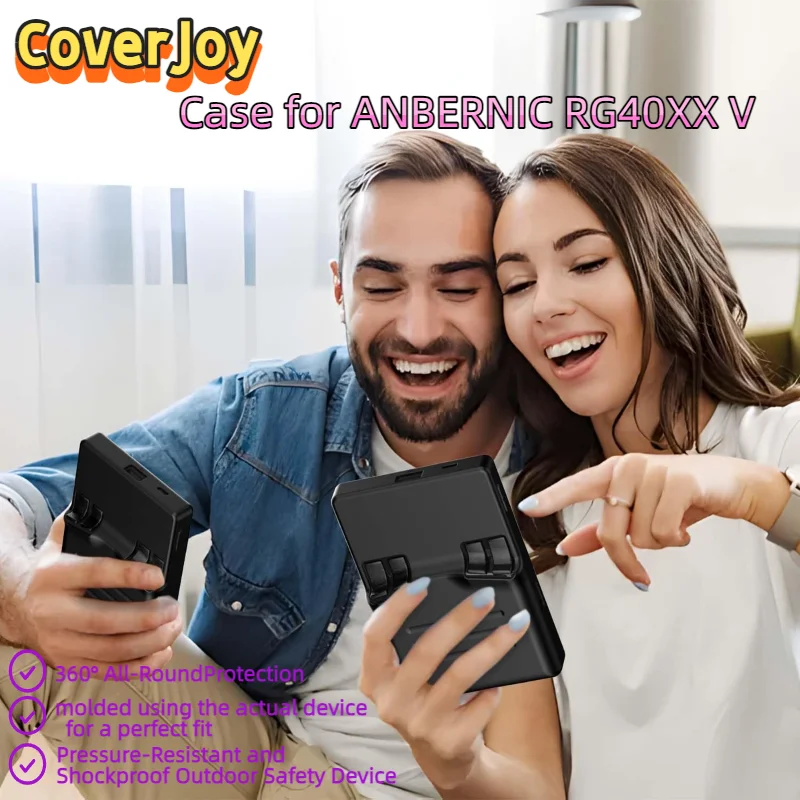 

Защитный чехол CoverJoy для ANBERNIC RG40XXV, противоударный и устойчивый к царапинам, противоскользящий, прочный игровой корпус