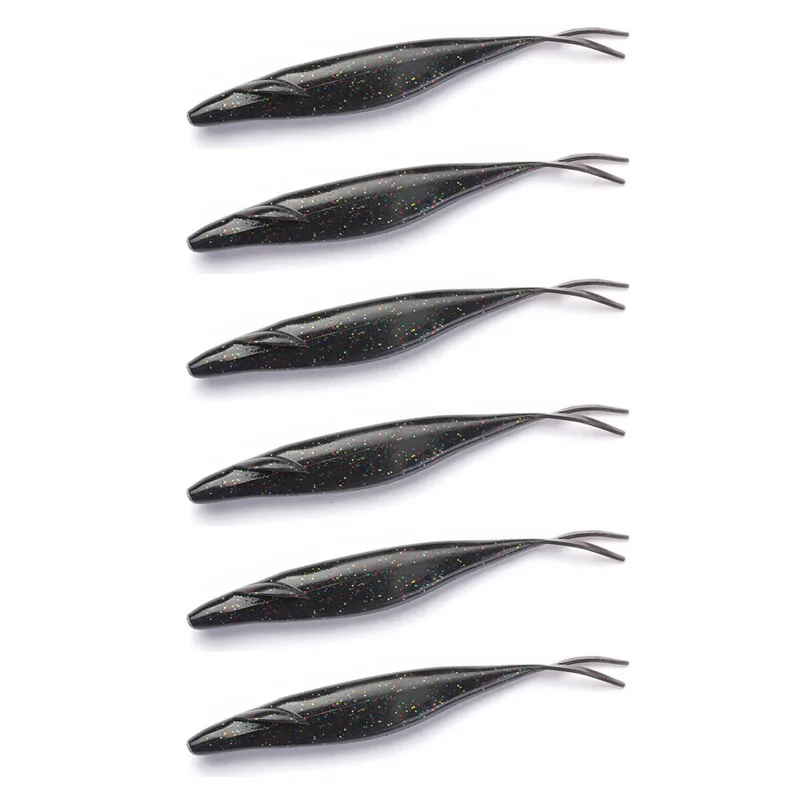 Señuelos Blandos Cola Bifurcada para Pesca de Lucio, Perca y Lubina - imagen 2