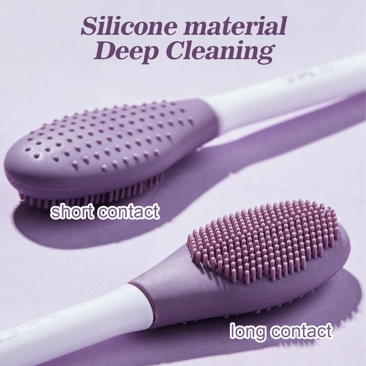 2 In1 Silicone Facial Cleansing & Mask Brush Facial Skin Care Scrub Exfoliator Scrub Pore Blackhead Deep Cleaning Tools