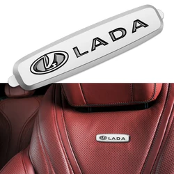2pcs Metal Clip Seat Sticker For LADA Niva 1/32 2107 2101 Vesta Priora Diecast Kalina Samara Safarl Granta LADA Emblem Sticker