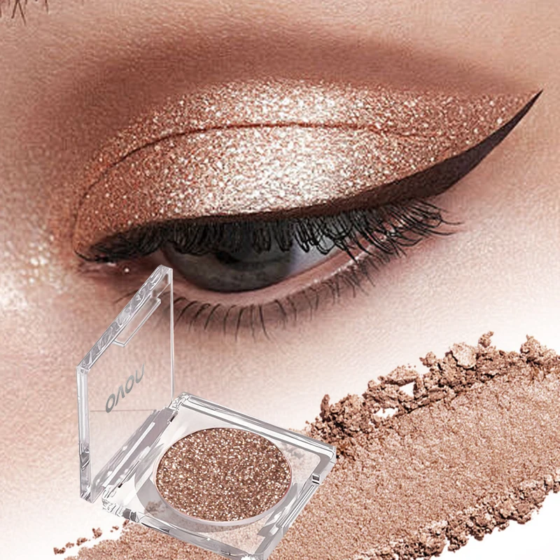 モノクロ グリッター アイシャドウ パレット、長持ち、防水、汚れ防止、輝くダイナミックなアイメイク、ナチュラルなアイメイク