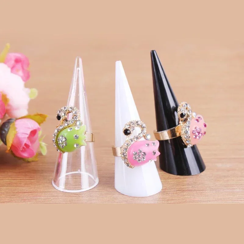 Creative Finger Ring Display Stand Represents Jewelry Exhibitor Pandora Ring Stands Jewelry Organizer Case Jewelry Props