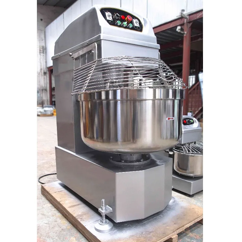 Top Quality Double Sport Double Speed Custom 75kg 25kg 50kg 100kg Flour Commercial Spiral Dough Mixer