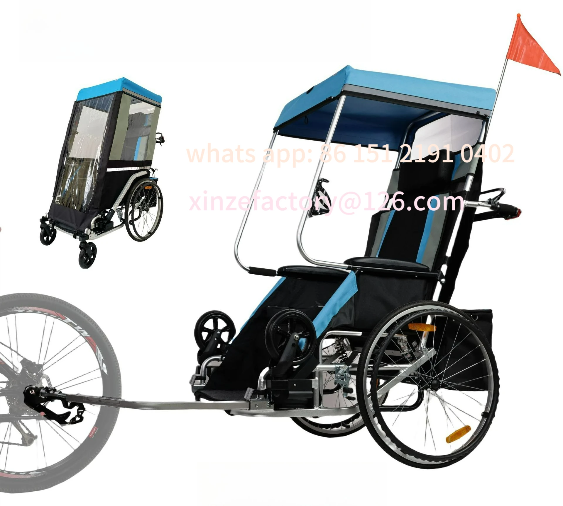 

Customizable Adult Travel Sightseeing Vehicle/Self-Trailer/Wheelchair Folding Car