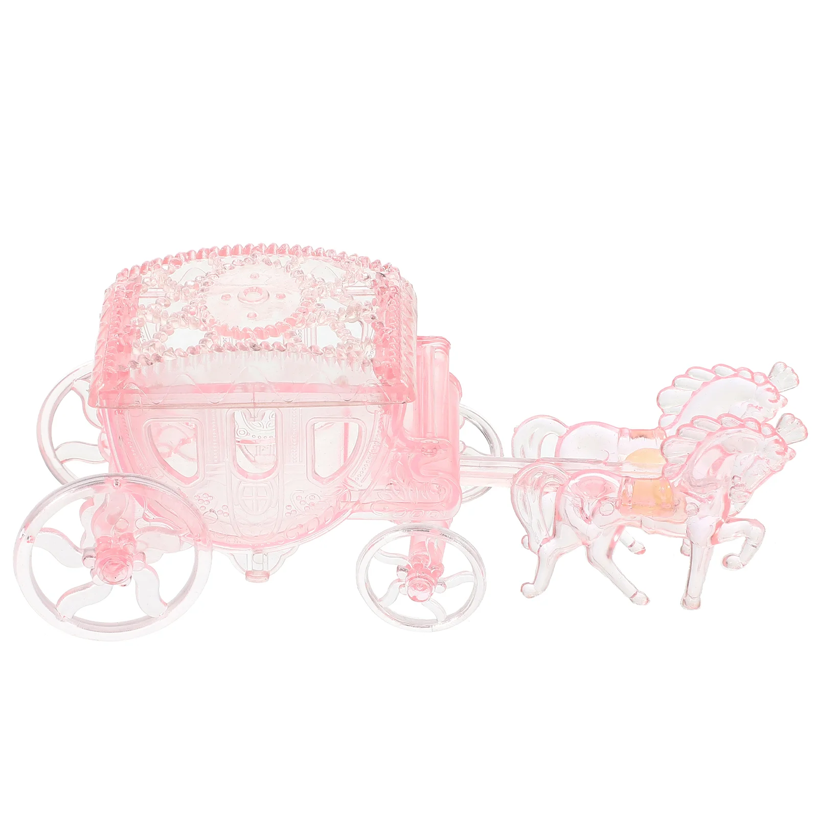 Candy Box Princess Carriage Figurine Party Favor Boxes Horse Statue Cookies Case The Gift Packaging Container Holders