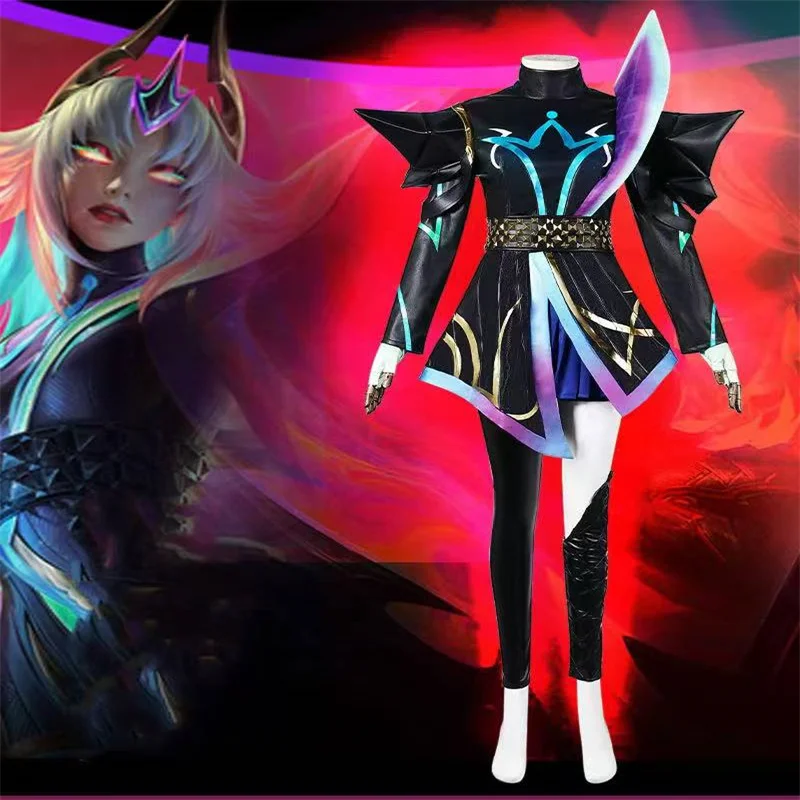 

LOL Kayle Cosplay Costume Sexy Women Battle Suits Full Set Halloween Party Outfits