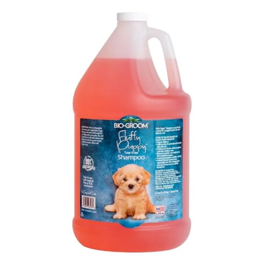 

Fluffy Puppy Tear-Free Shampoo- Dog Bathing Supplies Puppy Shampoo Cat and Dog Grooming Supplies for Sensitive Skin Cruelty-Fre