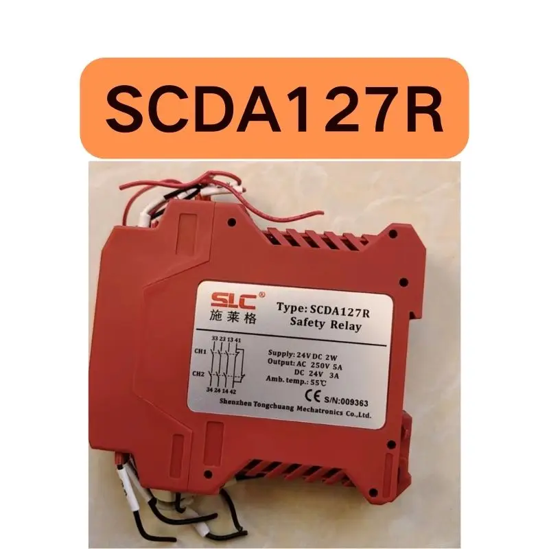 The second-hand safety relay SCDA127R tested OK and its function is intact