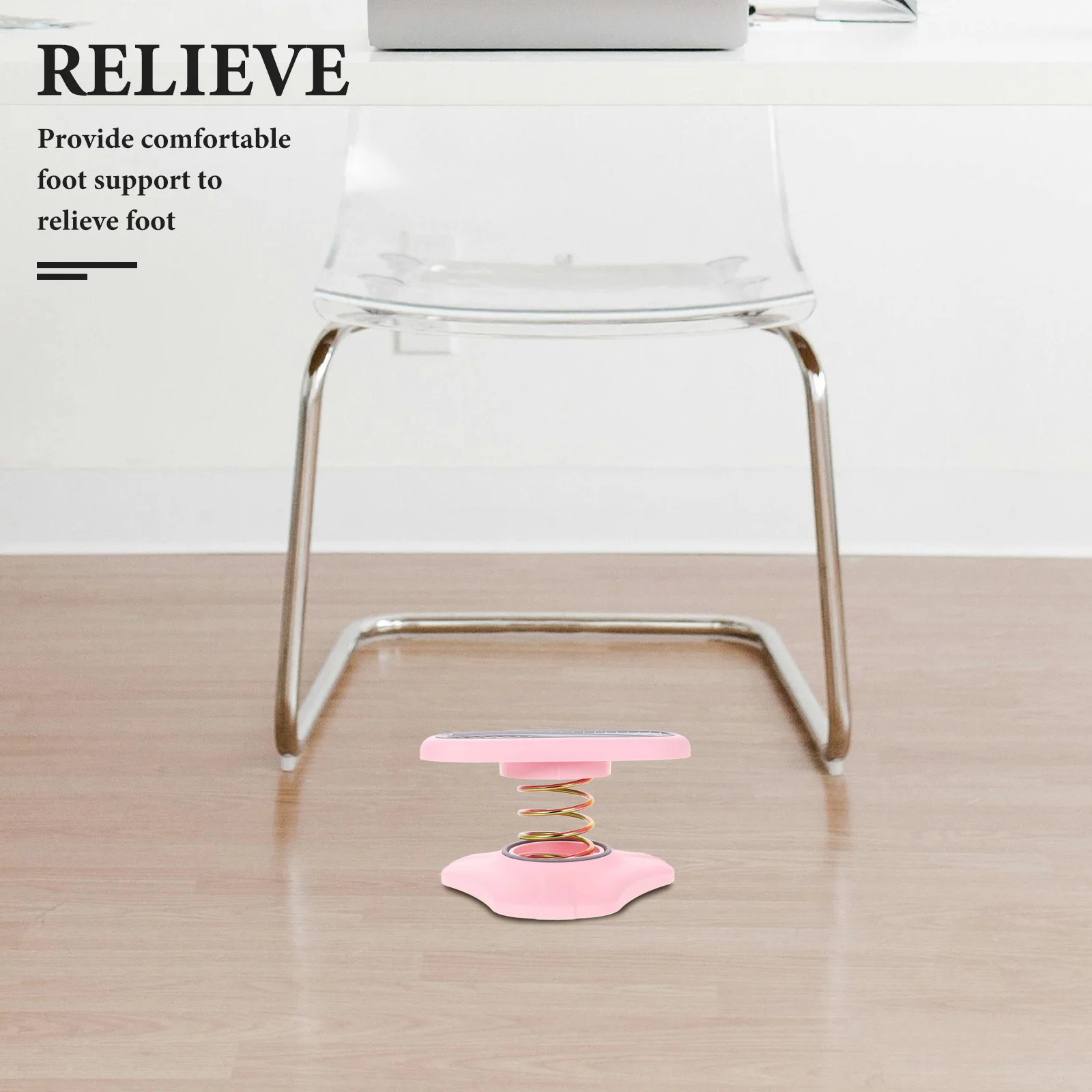 2 قطعة مسند قدم قابل للتعديل تحت المكتب مسند قدم مريح وردي لمكتب الكمبيوتر المنزلي كرسي دعم الروك مكتب الألعاب طائرة #1