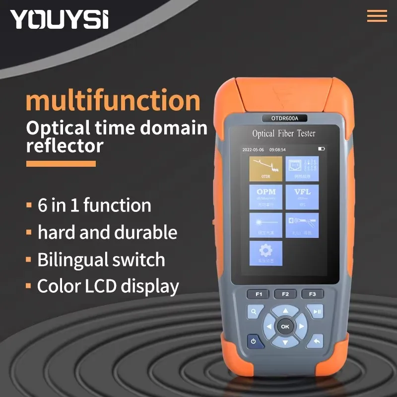 

YOUYSI OTDR Fiber Tester Fiber Breakpoint Barrier Seeker Fault Cable Detection Optical Time Domain Reflectometer OTDR600A