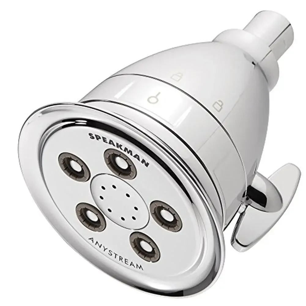 Luxury Massage Shower Head Chrome Filtered Water High Pressure Settings