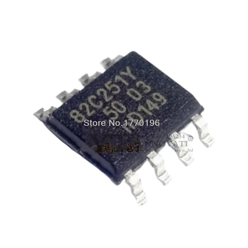 5PCS PCA82C250 A82C250 PCA82C250T PCA82C250Y PCA82C251T A82C251 PCA82C251 SOP8 IC Chip