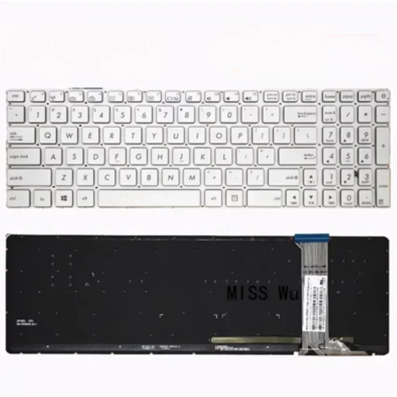 New laptop keyboard with backlit for Asus zx50v fx-plus g551jx g551vw n552v ZX 50xj zx50jx gl552j gl552v fx-pro g552vm g552vx