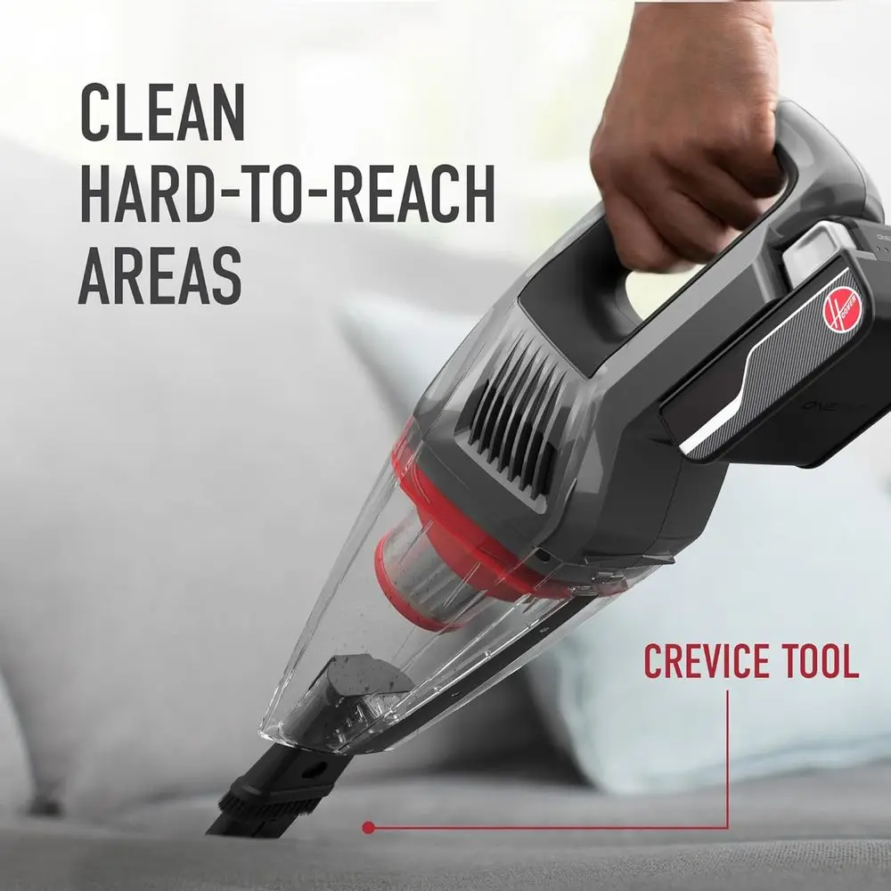 Handheld Vacuum Cleaner, Powerful Suction, Lightweight and Compact, Perfect for Quick Pick-Ups, Includes On-Board Crevice Tool