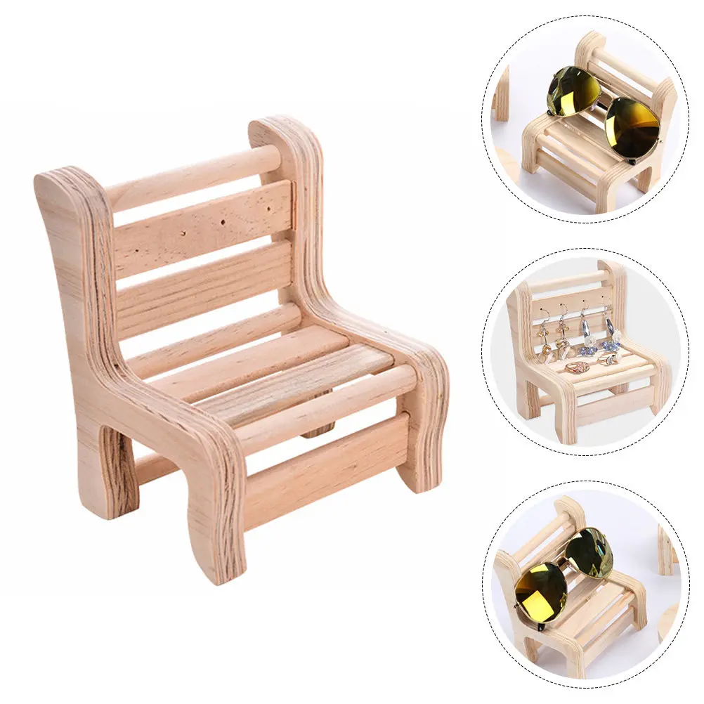 

Multi-Function Jewelry Rack Display Stand for Earrings Rings Bracelets Exquisite Wooden Organizer Delicate Accessory Holder Home