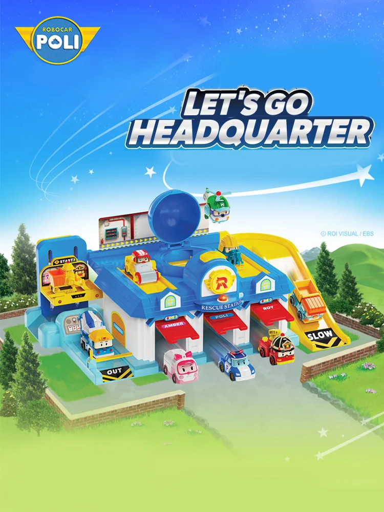 Let'S Go Headquarter Playset(Overseas Incl.Minicar Poli)