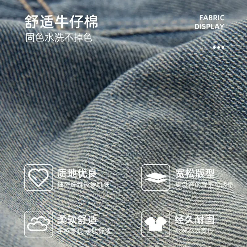 موضة الدنيم السراويل للبنين المراهقين الاطفال مرونة الخصر البضائع جان سراويل قصيرة إلكتروني التطريز للأطفال سن 5-14Y