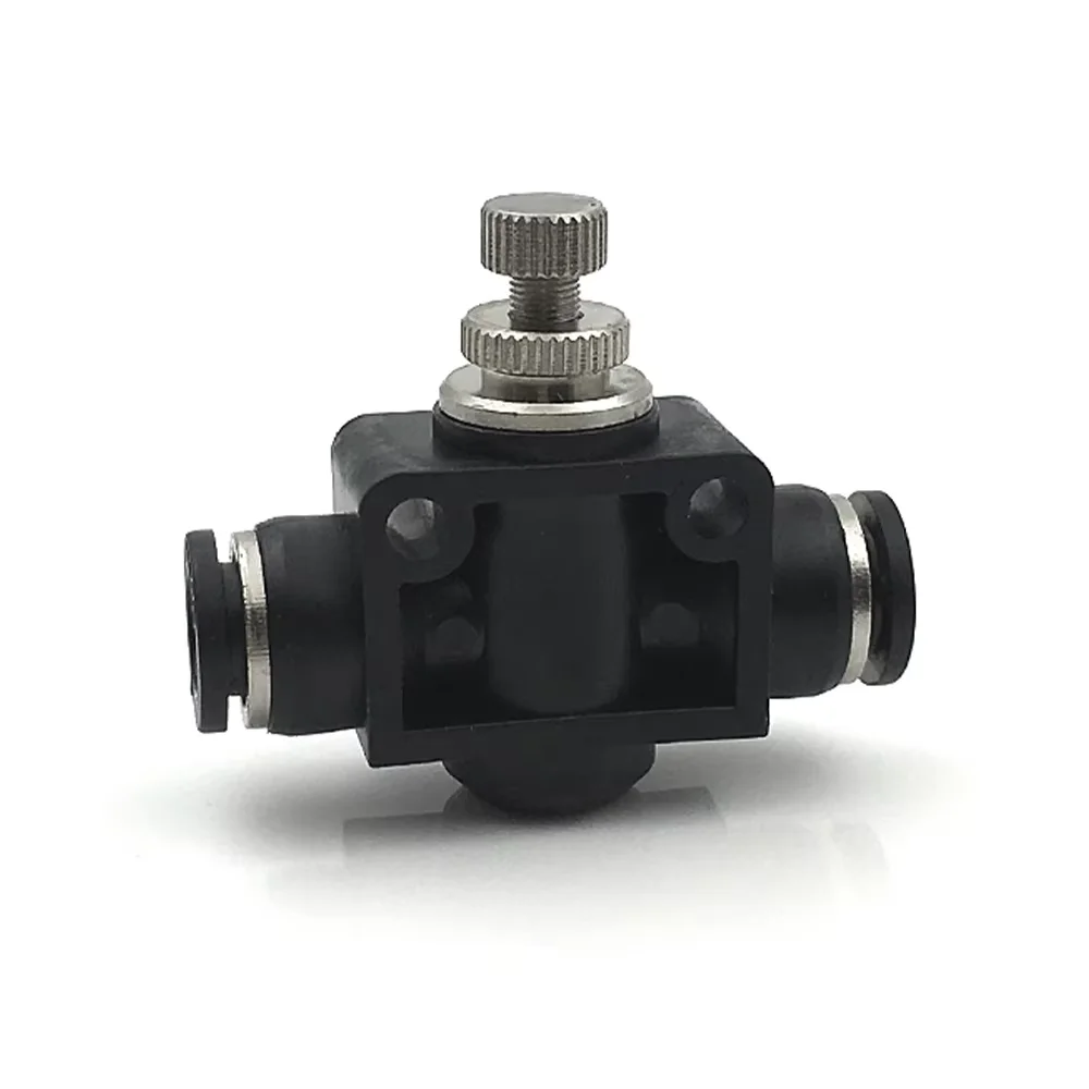 

British Restrictor Pneumatic Quick Connector SA SCF NSF 5/32 1/4 5/16 3/8 1/2 inch PU Pipe Hose Flow Regulating Throttle Valve