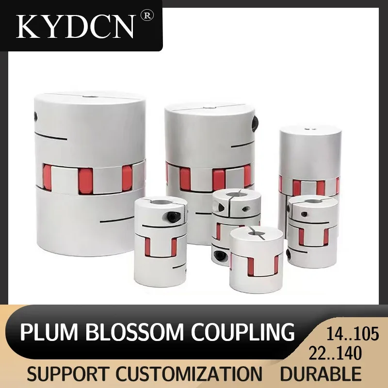 

Plum Blossom Coupling D80L114 Inner Hole 120/22/25 /30/32/35/37/40/42/45 for Ball Screw SFU SFS SFE