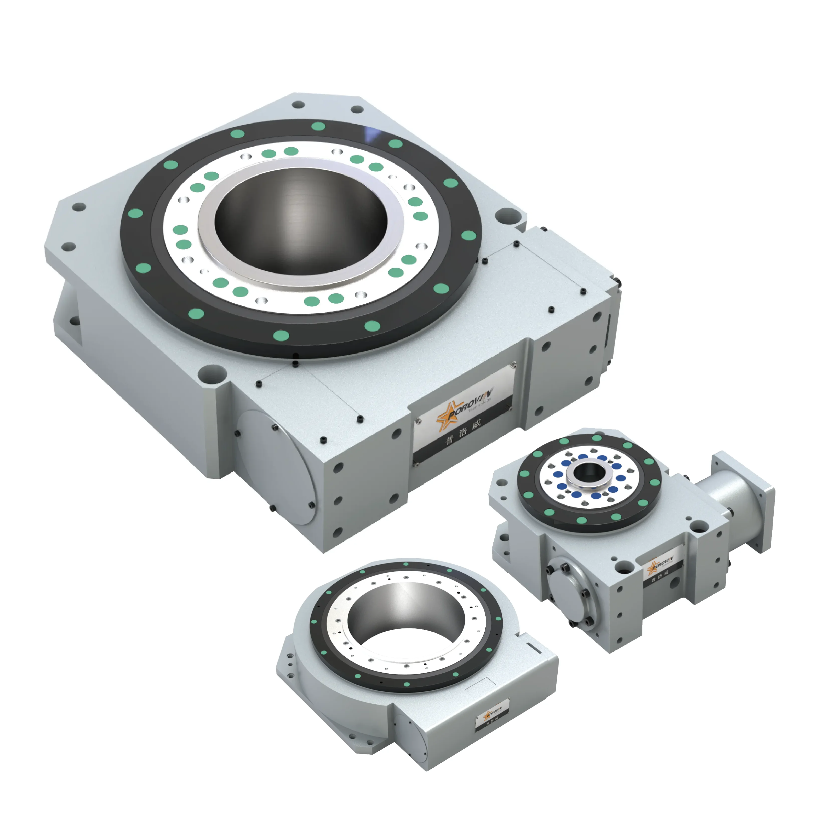 

High Accuracy Hollow Rotating Platform Index Rotary Table for Robot Joint Motor Assembly Line