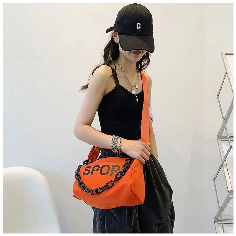 Hip-hop Boston Women Small Handbag and Purse Fashion Female Messenger Bag Crossbody Bag Casual All-match Pillow Shoulder Bag