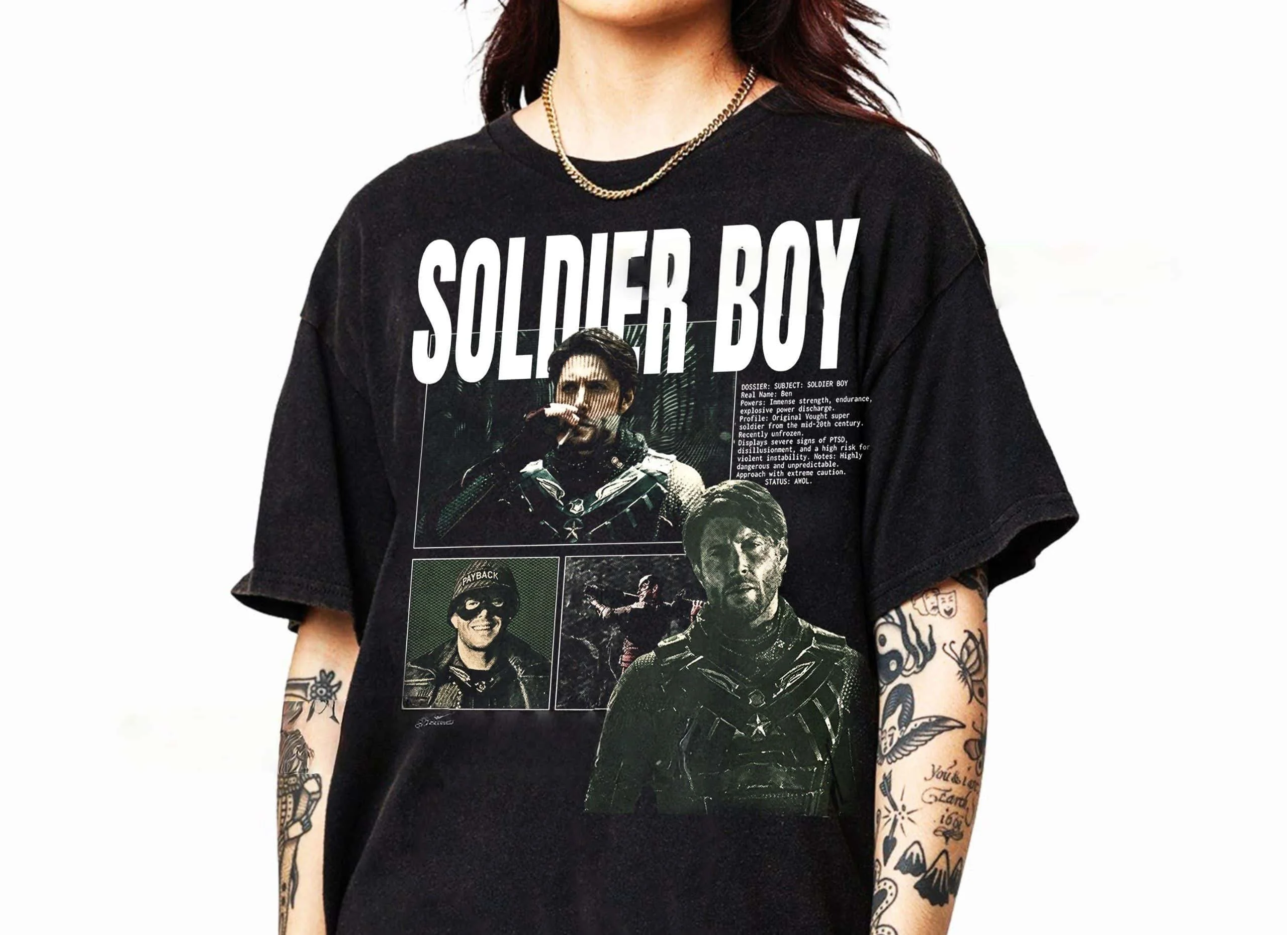 Soldier Boy The Boys TV Series Graphic T-Shirt 2026 Summer New Men's Women's Fashion Casual Pure Cotton  T-shirt Y2K