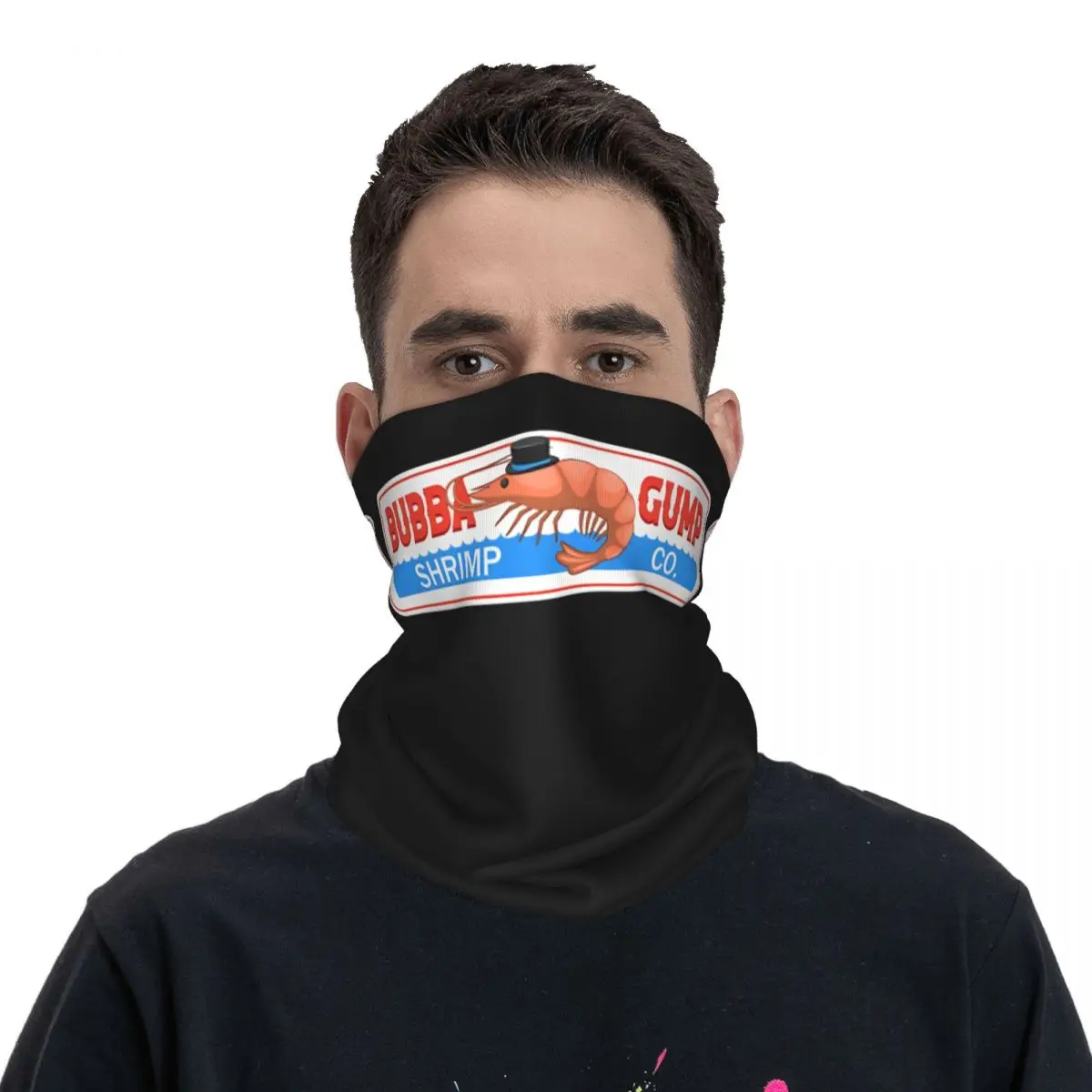 Bubba Gump Forrest Gump Headband, Unisex Ciclismo Tubo Cachecol, Bandana Gaiter, Todas as estações