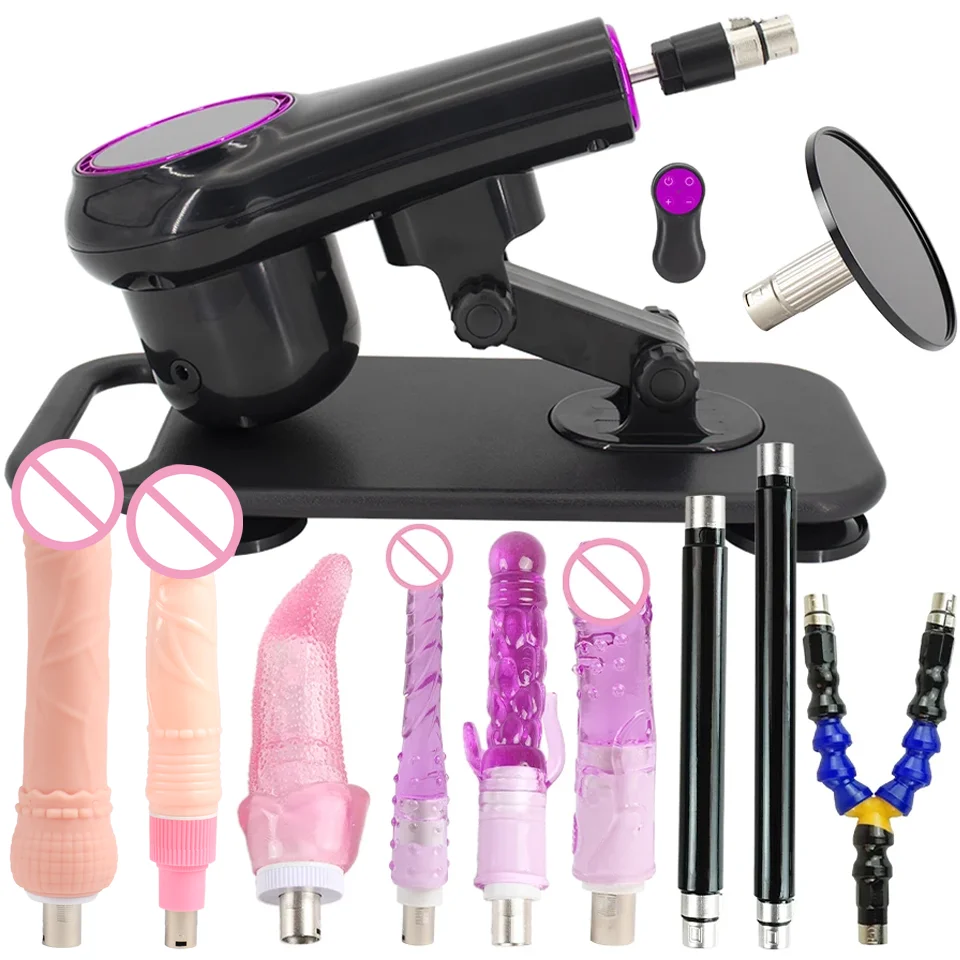 DTSUDU 3XLR Sex Machine with Dildo Attachment for Women and Man Automatic Masturbation Machine Telescopic Sex Toys Products