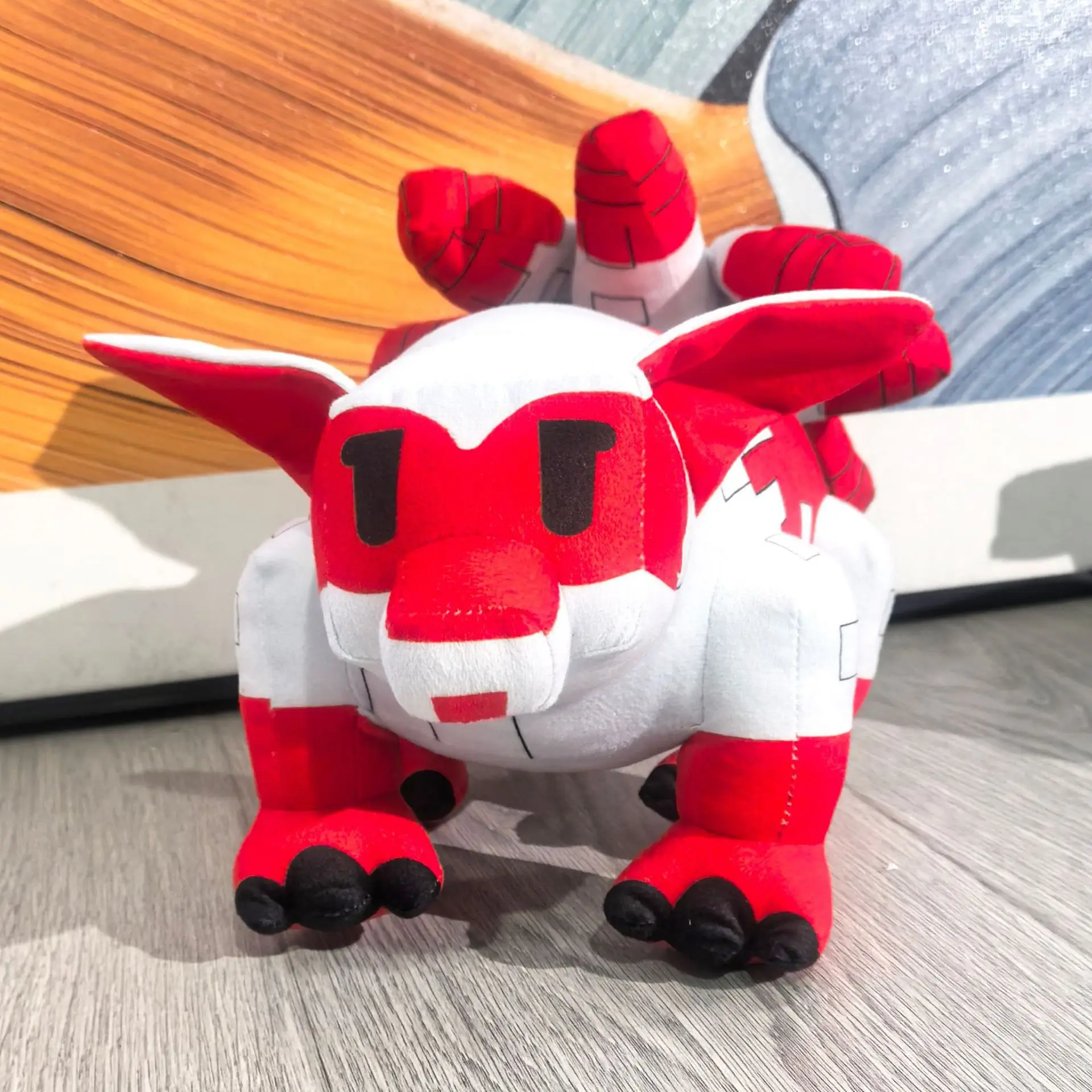 

Плюшевые игрушки Roblox Grow A Garden Nine-Tailed Fox в стиле конструктора, мягкие игрушки-зверушки для детей, фанатов игр, компаньоны для игр в спальне