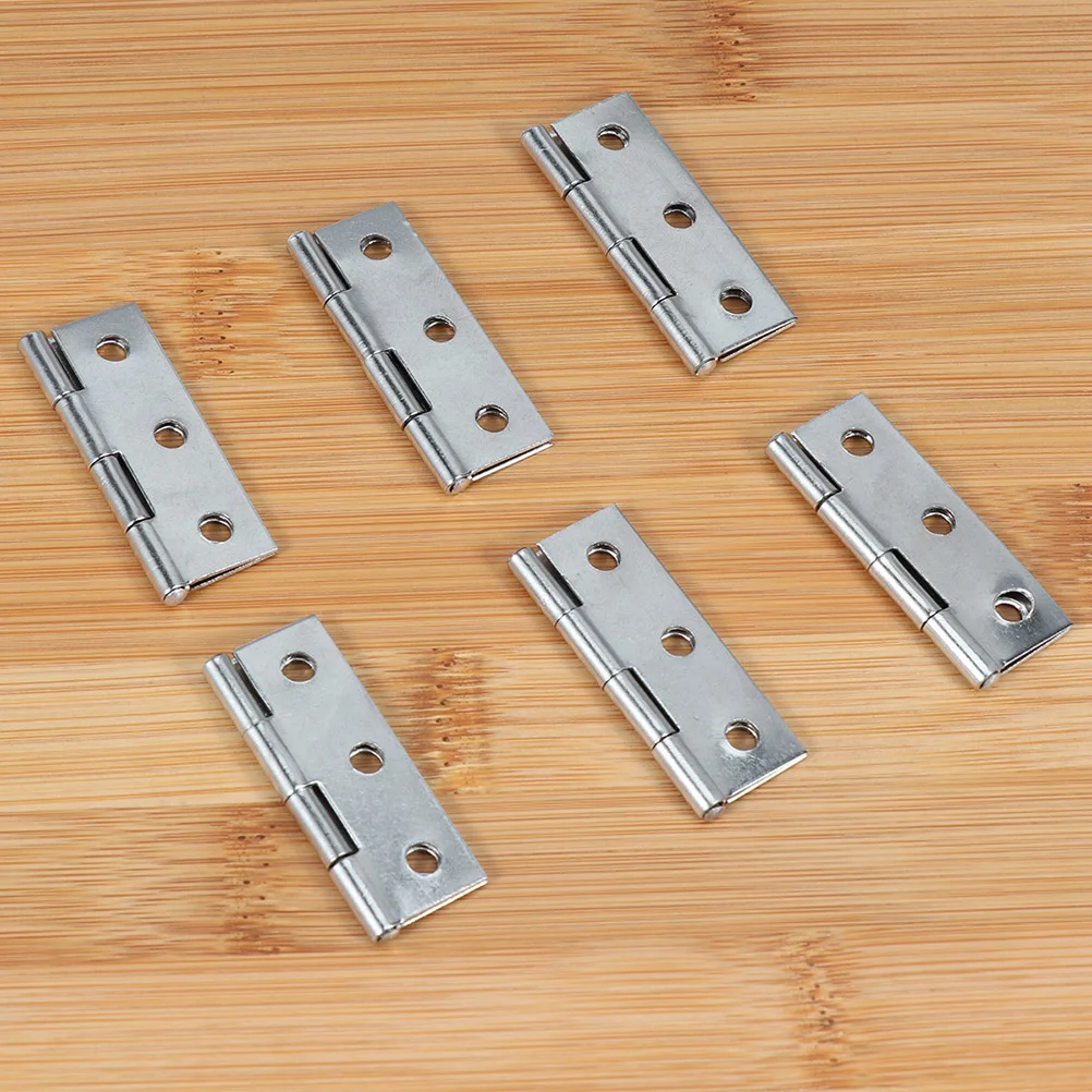 

32 Pcs Back Flap Hinge Drain Hose Wicker Hearts for Hanging Stainless Hinges Office Drawer