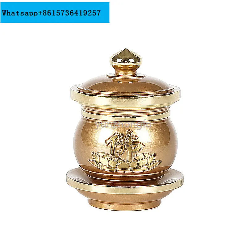 

Pure Copper Fortune Buddha Worship Cup Buddha Front Home Worship Buddish Prayer Set Water Cup Buddha Worship Cup