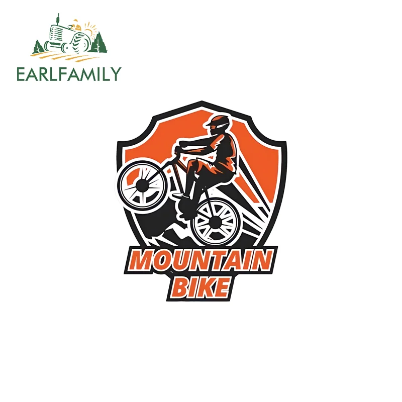 

EARLFAMILY Mountain Bike Car Stickers And Decals Cool Graffiti Design Toolbox Computer Cooler Decal Simple Practical Decoration