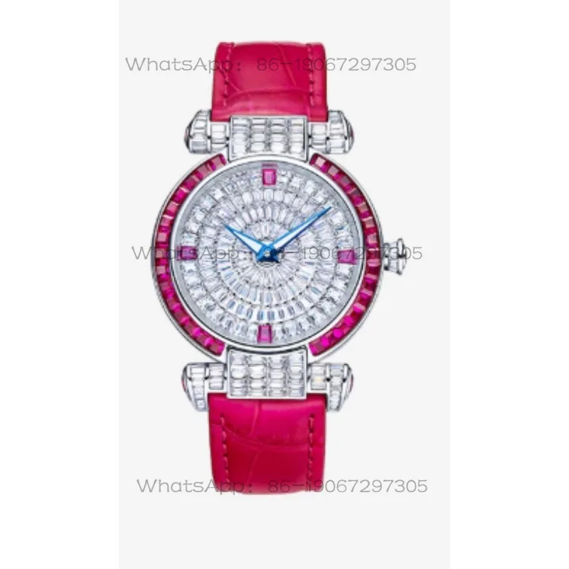 822 carving wheel automatic mechanical tide leather men's and women's waterproof wrist watch