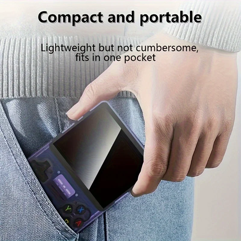 WUDS R36S Portable Handheld Game Controller with 3.5" HD Screen, Rechargeable Battery - Perfect  Gift for Gamers