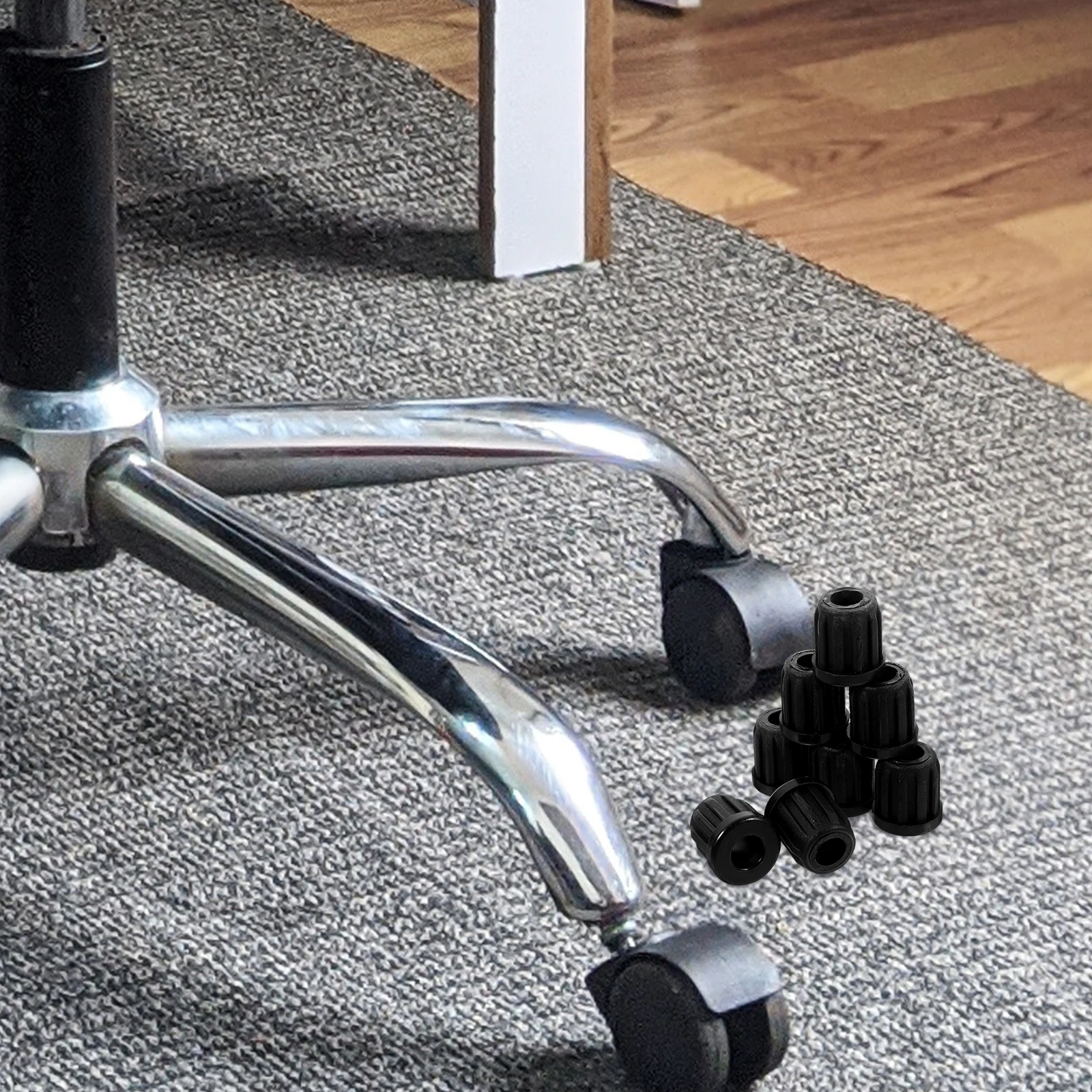 

20 шт. прочный маленький компьютерный стул, колесо, розетка, вставка для рукава, вставки для крепления на ножках мебели, замена