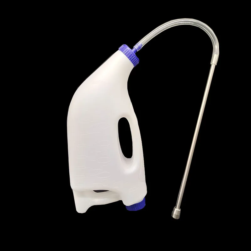Farm 4L with 2L Medicine pot set Animal Continuous Syringe part Pig Cattle Sheep Dosing Device Veterinary Drench Gun Farm Tool
