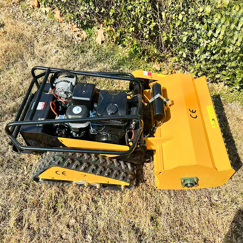 เครื่องตัดหญ้า Flail แบบกําหนดเอง เครื่องตัดหญ้าอัจฉริยะใหม่ เครื่องตัดหญ้า Zero Turn พร้อมเครื่องตัดหญ้าควบคุมระยะไกลเริ่มต้นจากระยะไกล