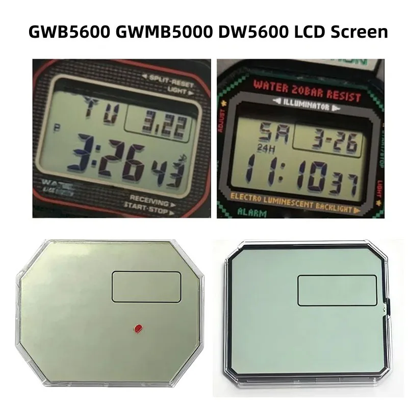 Para Casio STN pantalla LCD Mod DW-5600 DW5600 GWB5600 GWM-B5000 GWM5610 gw5600 g5600 pantalla de repuesto de alto contraste