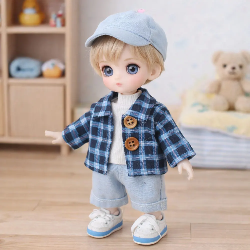 New Casual Wear 16~17cm Doll Clothes 20 Styles Rompers T-shirt Hat 1/12 Doll Dress for 16~17cm Doll