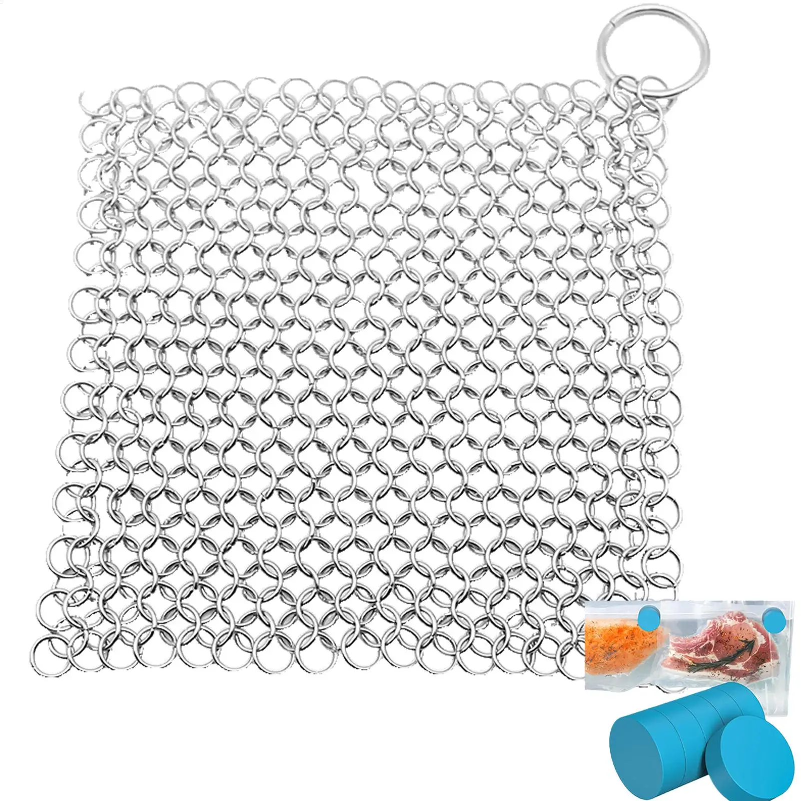 Poids lesteur en acier inoxydable avec filet en maille pour maintenir uniformément l'immersion, accessoires pour autocuiseur et machine à cuisson lente
