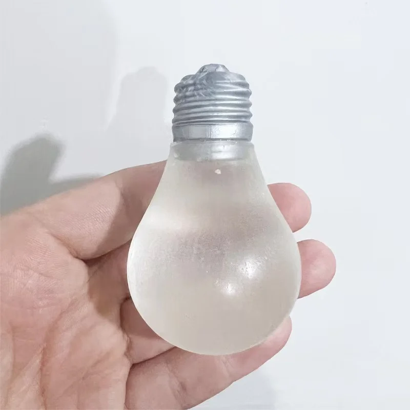 Squishy Light Bulb Maltose Luminous Squeeze Toy Slow Rebound Sensory Fidget Toy Anxiety Relief Novelty Funny Decompression Gift view 4